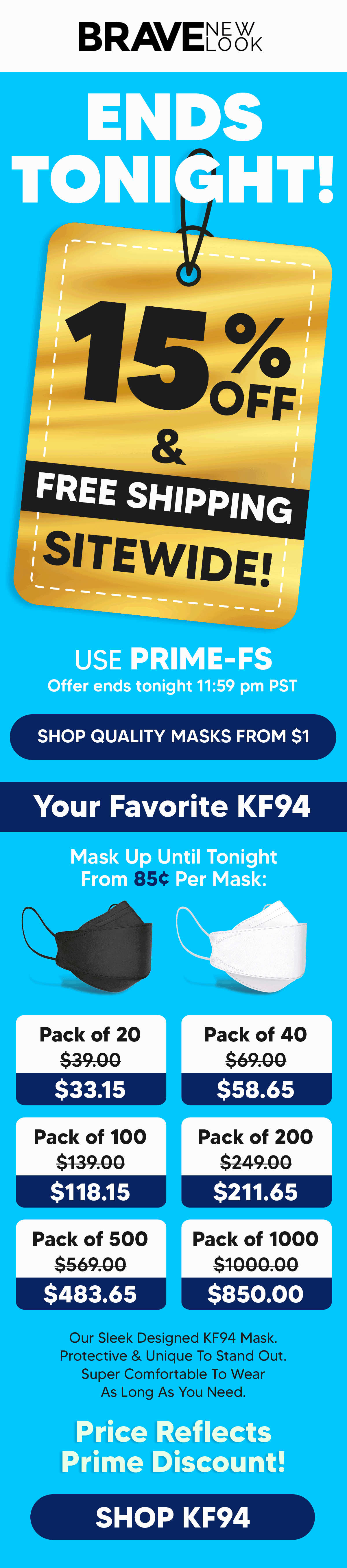Prime Day Sale | Brave New Look https://www.bravenewlook.com