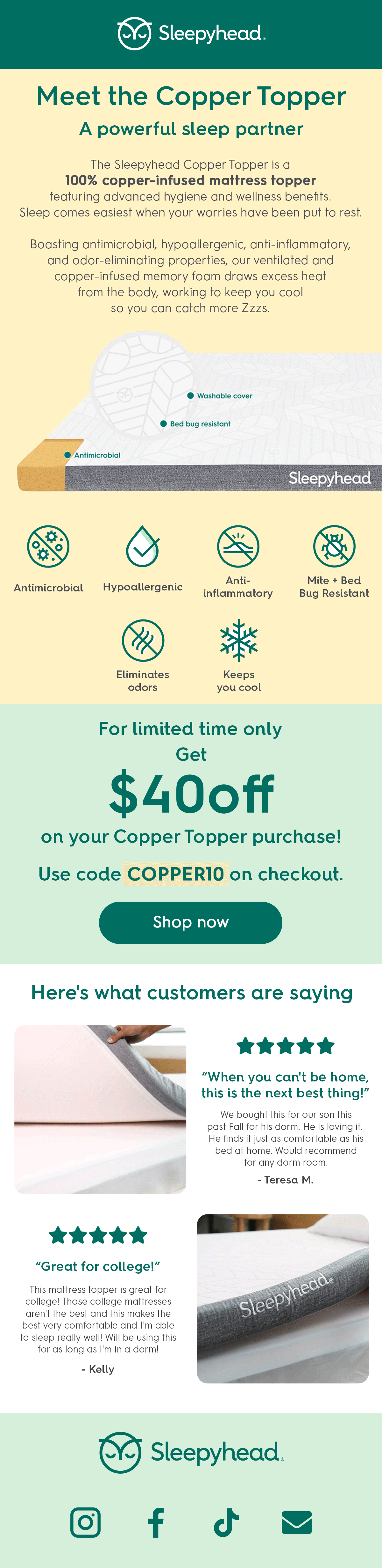 Product Highlights | Sleepyhead USA https://sleepyheadusa.com/