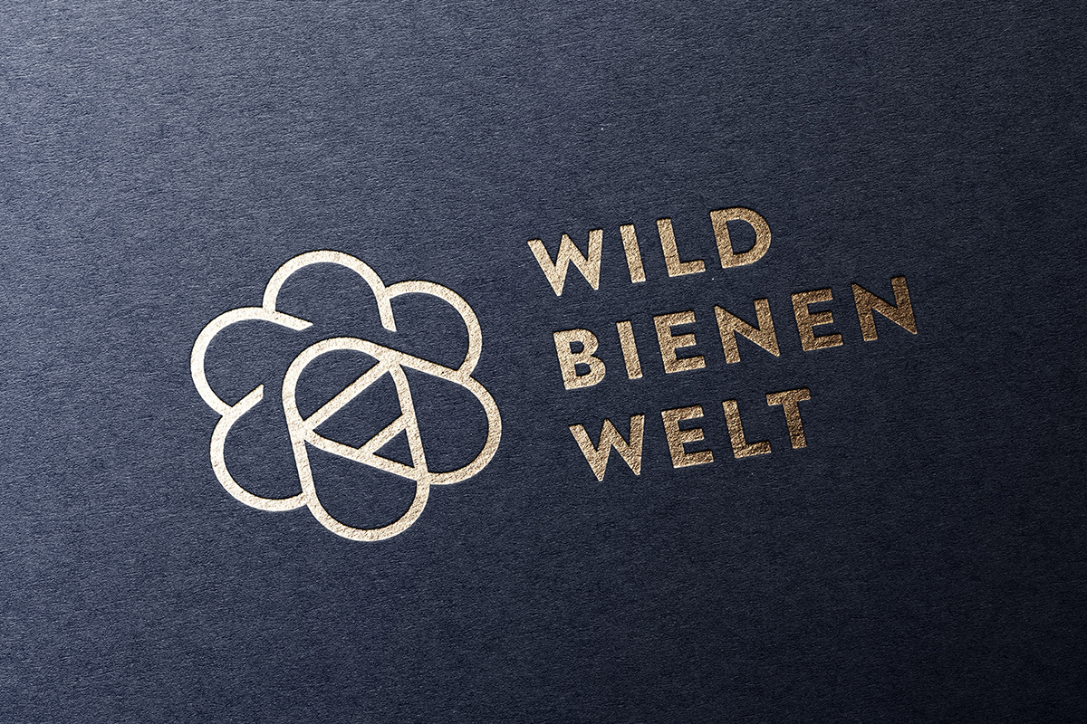 Final app logo for Wildbienenwelt by Adrian Bauer
