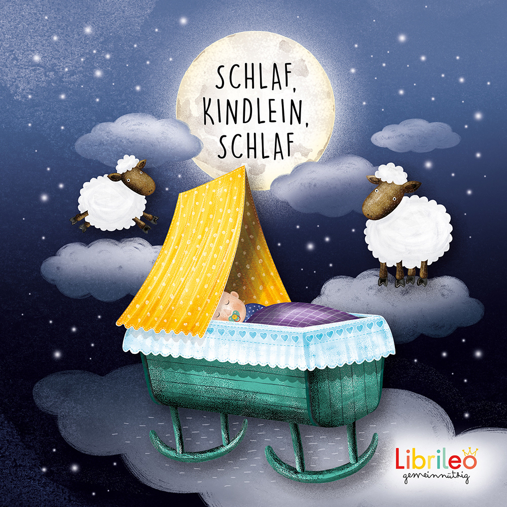 Cover illustration for Librileo's children brochure by Adrian Bauer