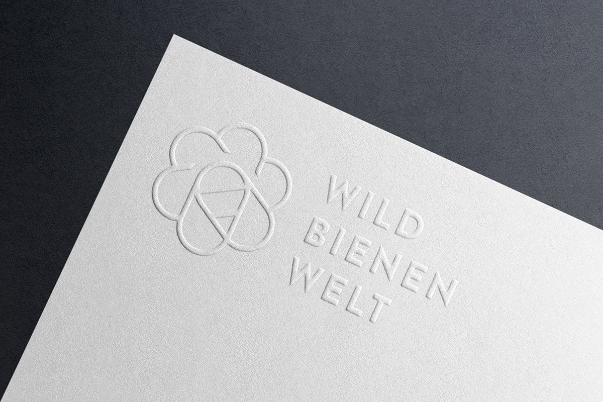 Final app logo for Wildbienenwelt by Adrian Bauer