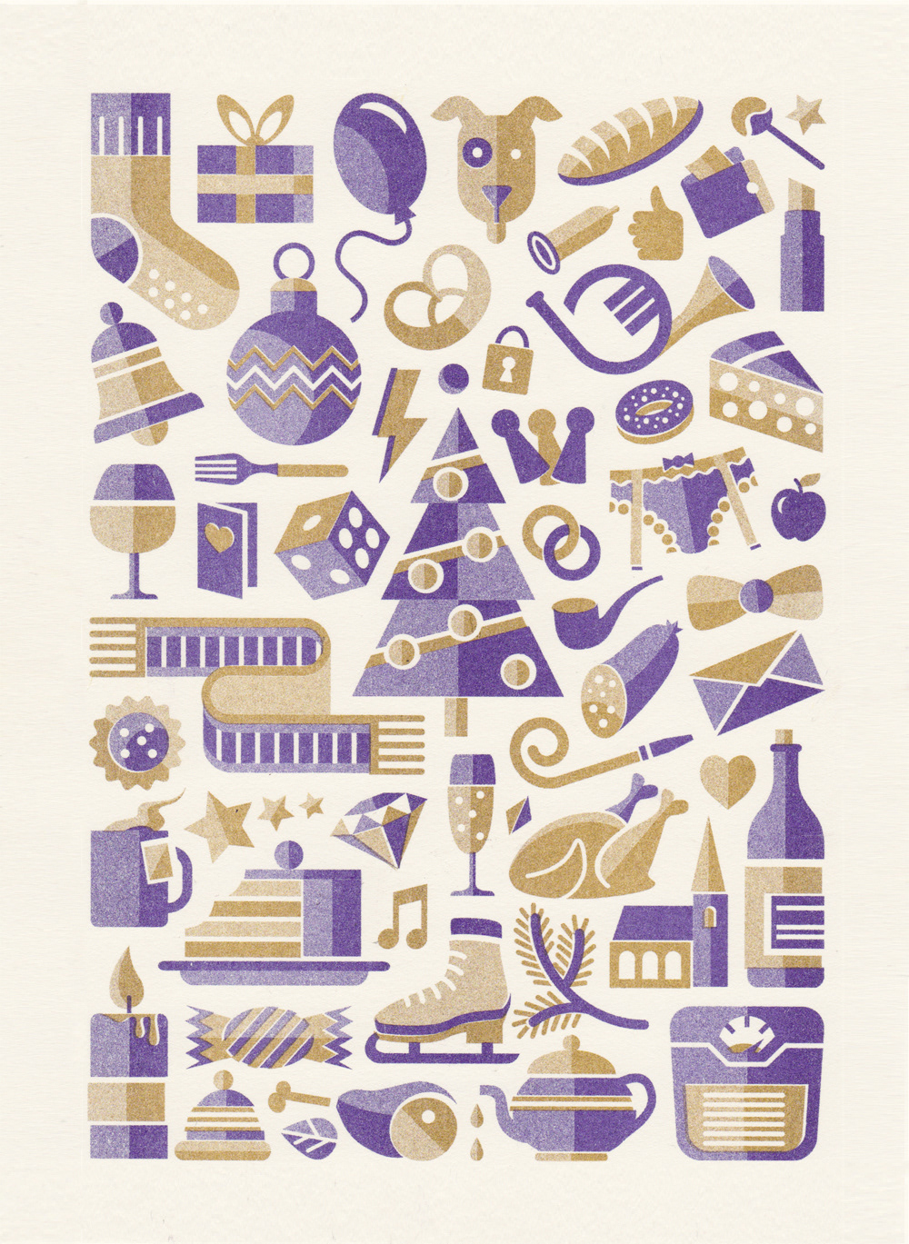 Risoprint x-mas by Adrian Bauer