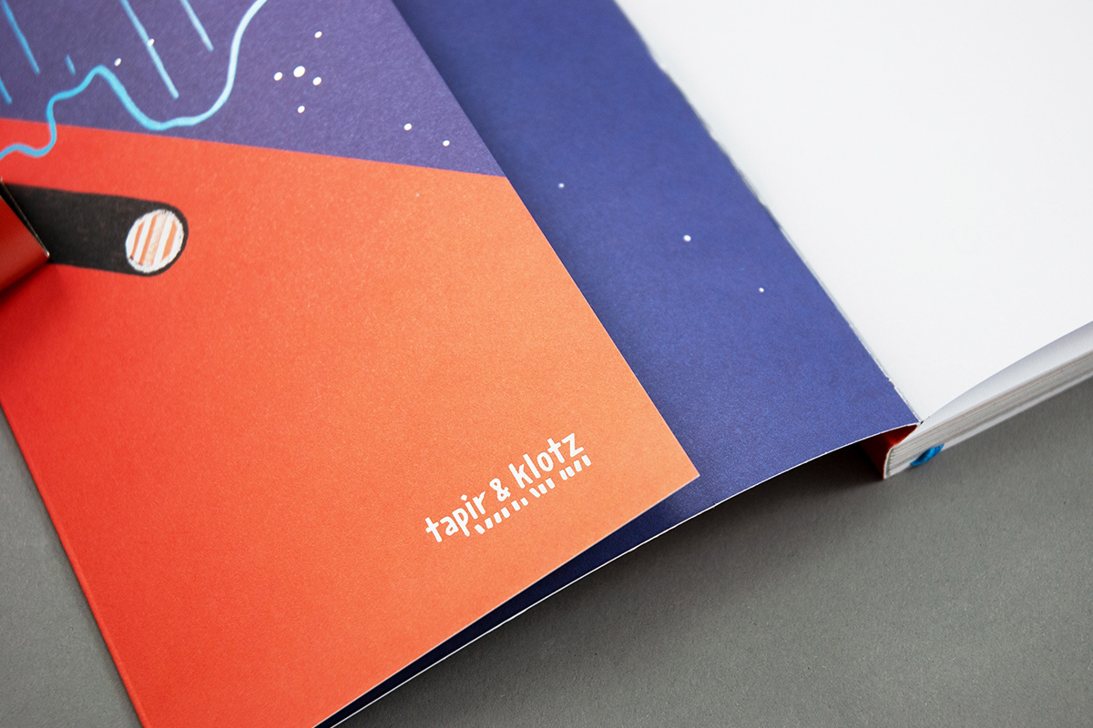Detail of illustrated pocket calendar 2020 by Drei Grad Verlag, Hamburg