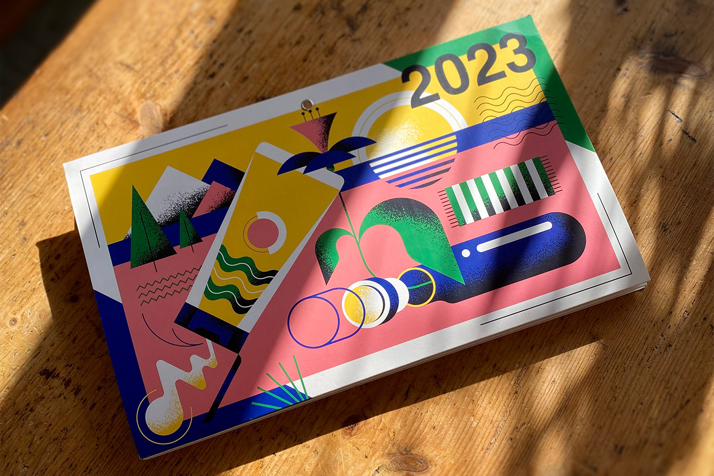 Calendar cover illustration by Adrian Bauer