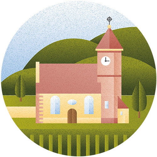 Detail of map illustration by Adrian Bauer