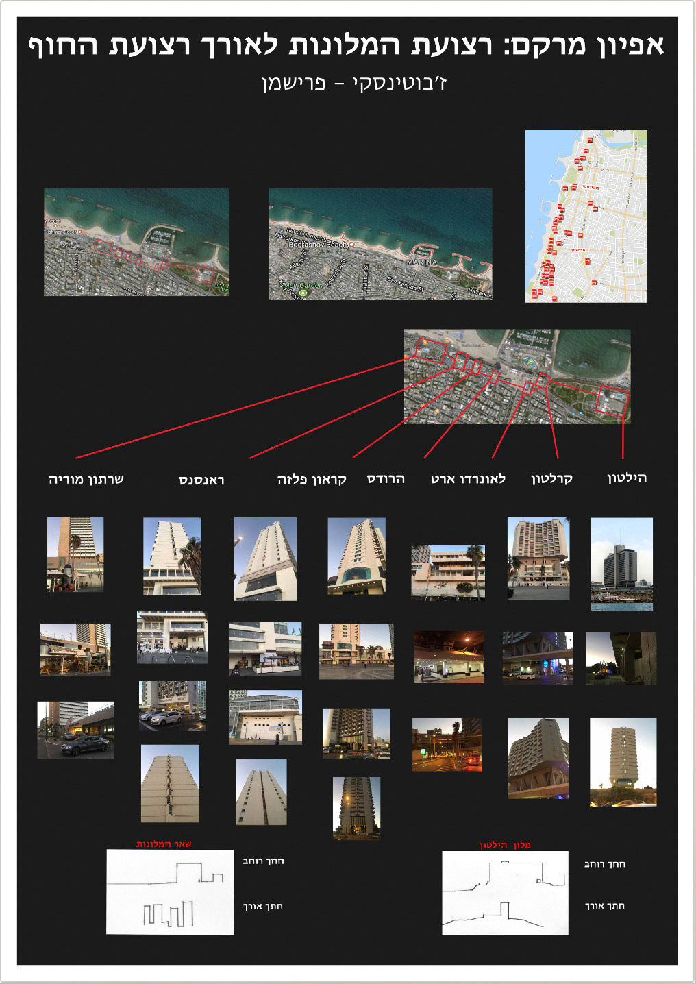 Analysis of Hotel Strip Along the Shoreline