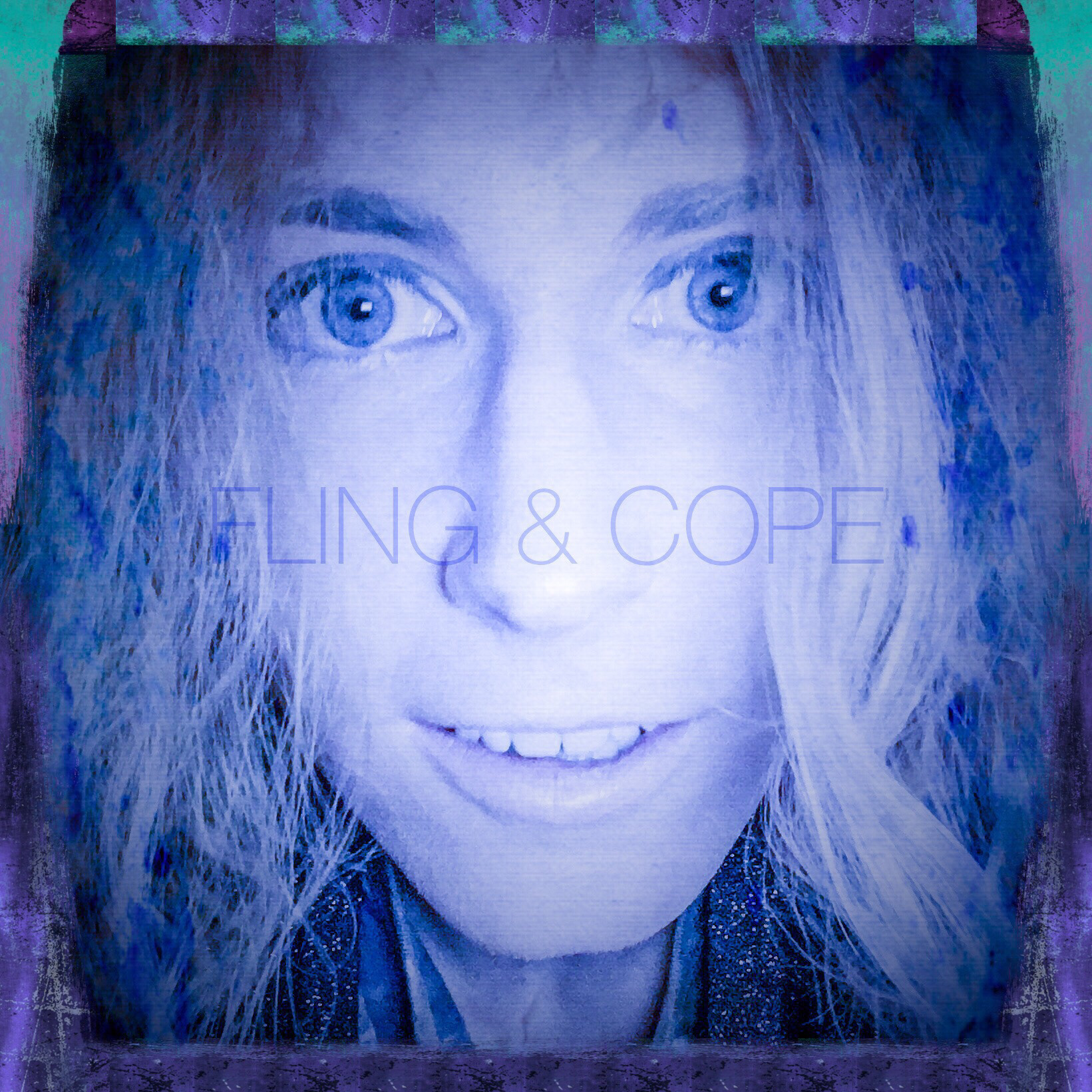 EP cover for Lyra McMahon's "fling & cope!"