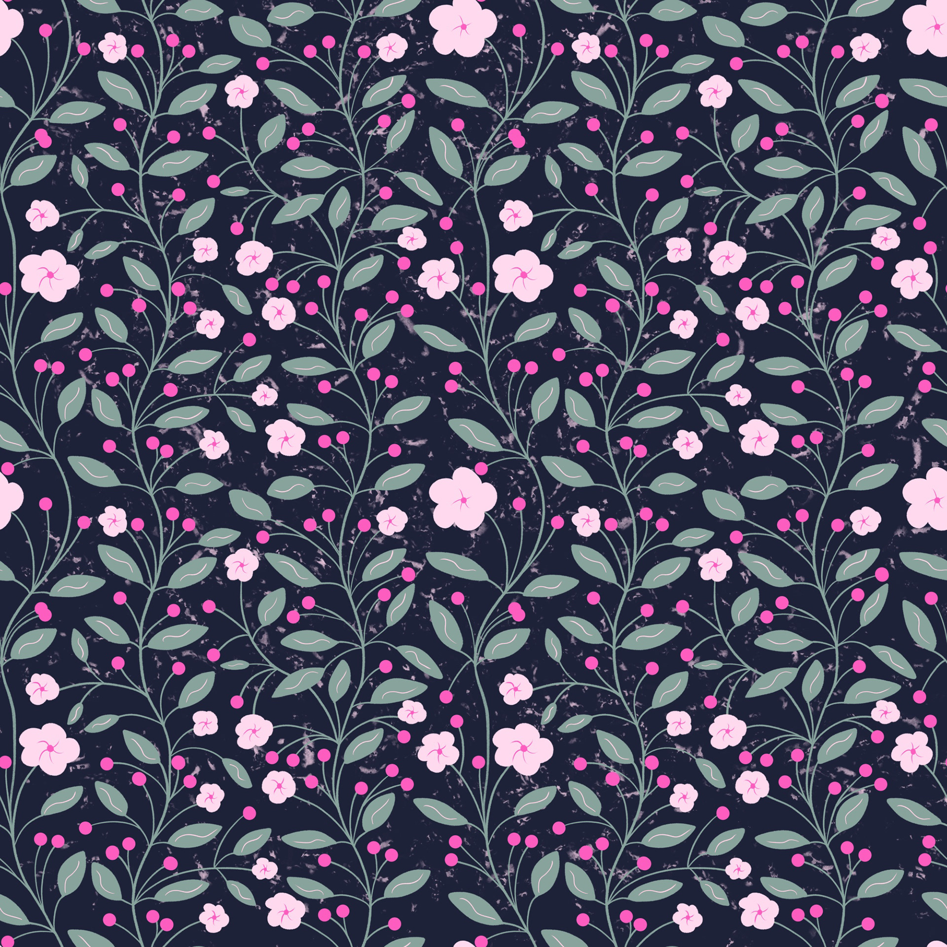 Blumenranken Muster