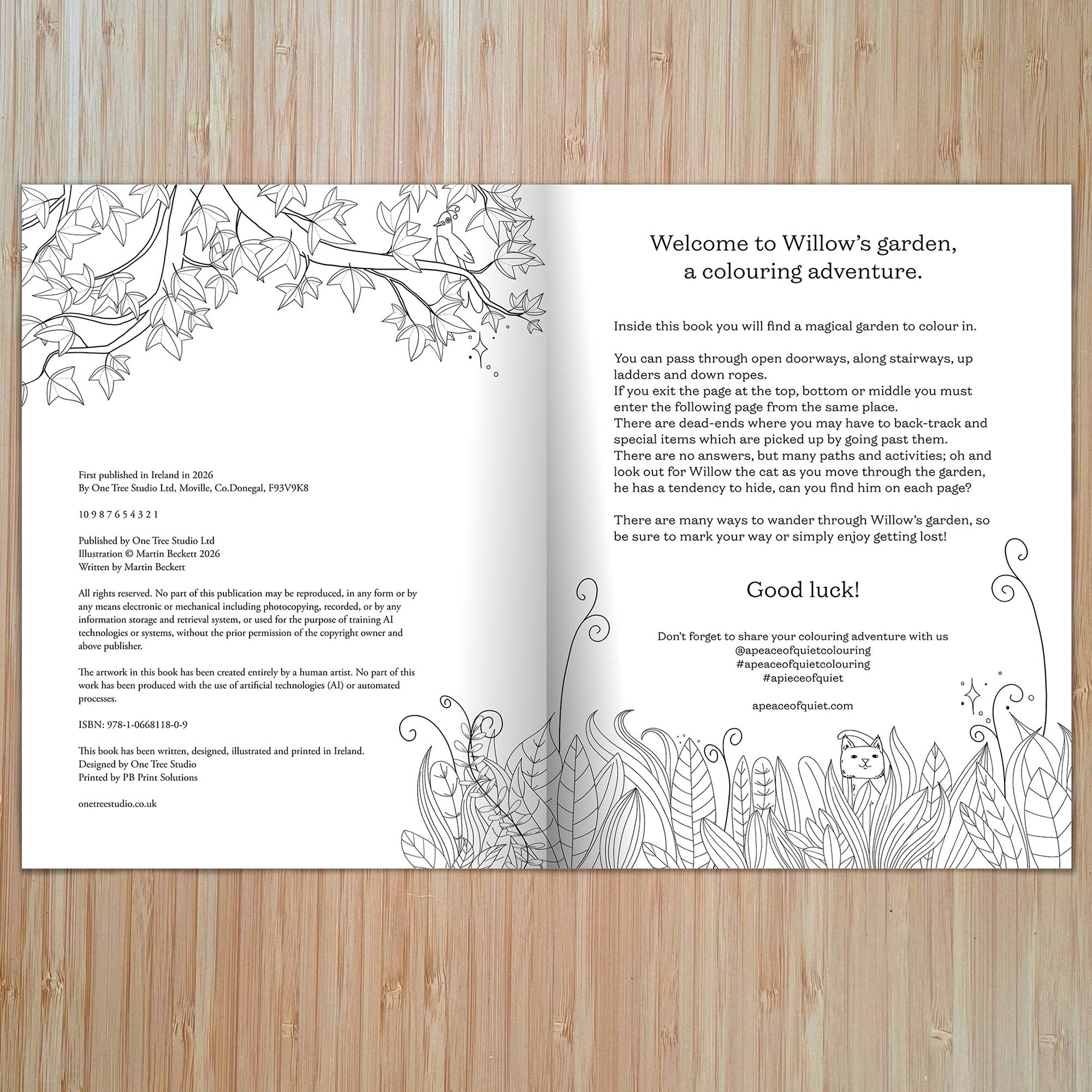 Willow's Garden Inside pages 1