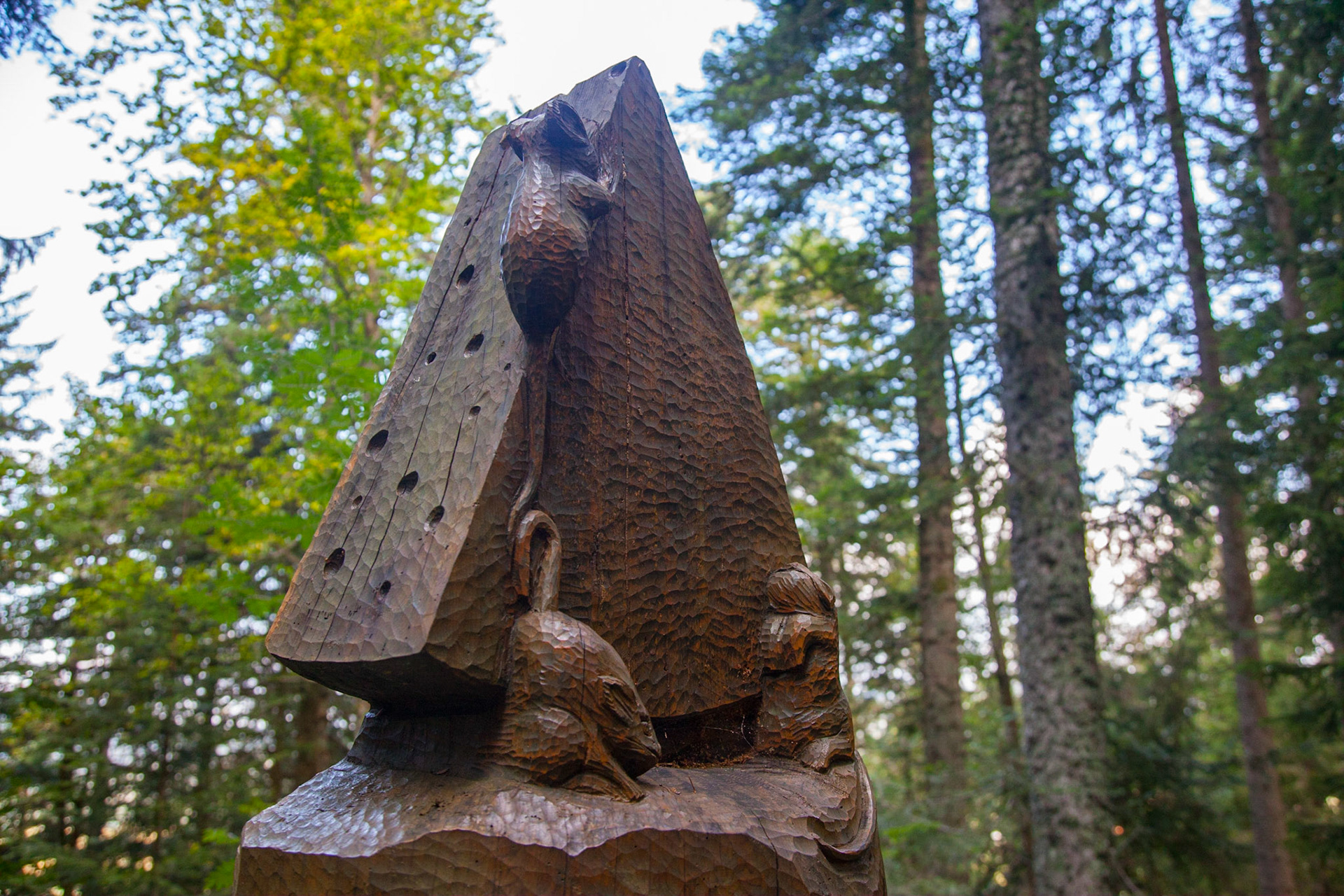 Sentier des statues