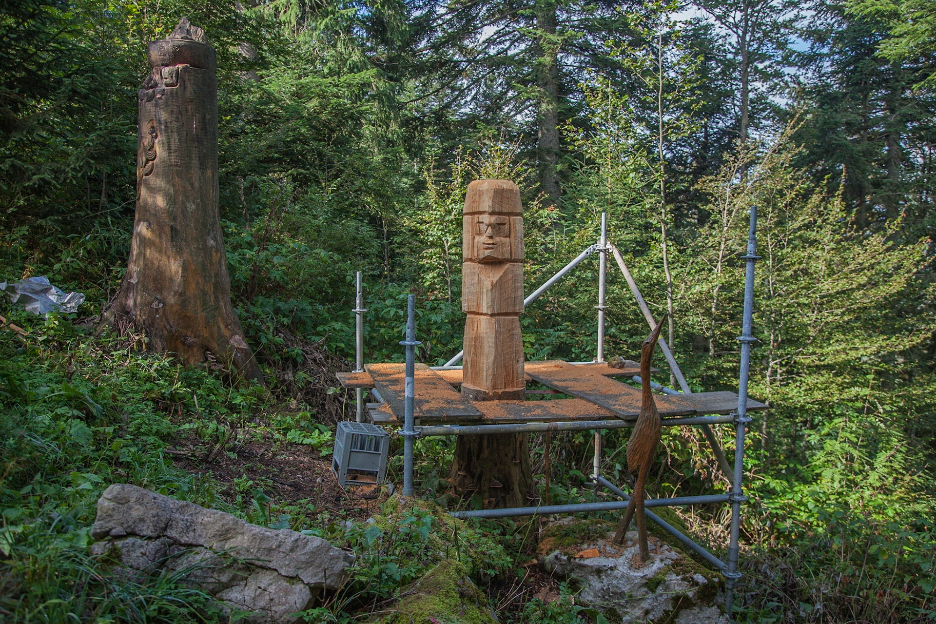Sentier des statues