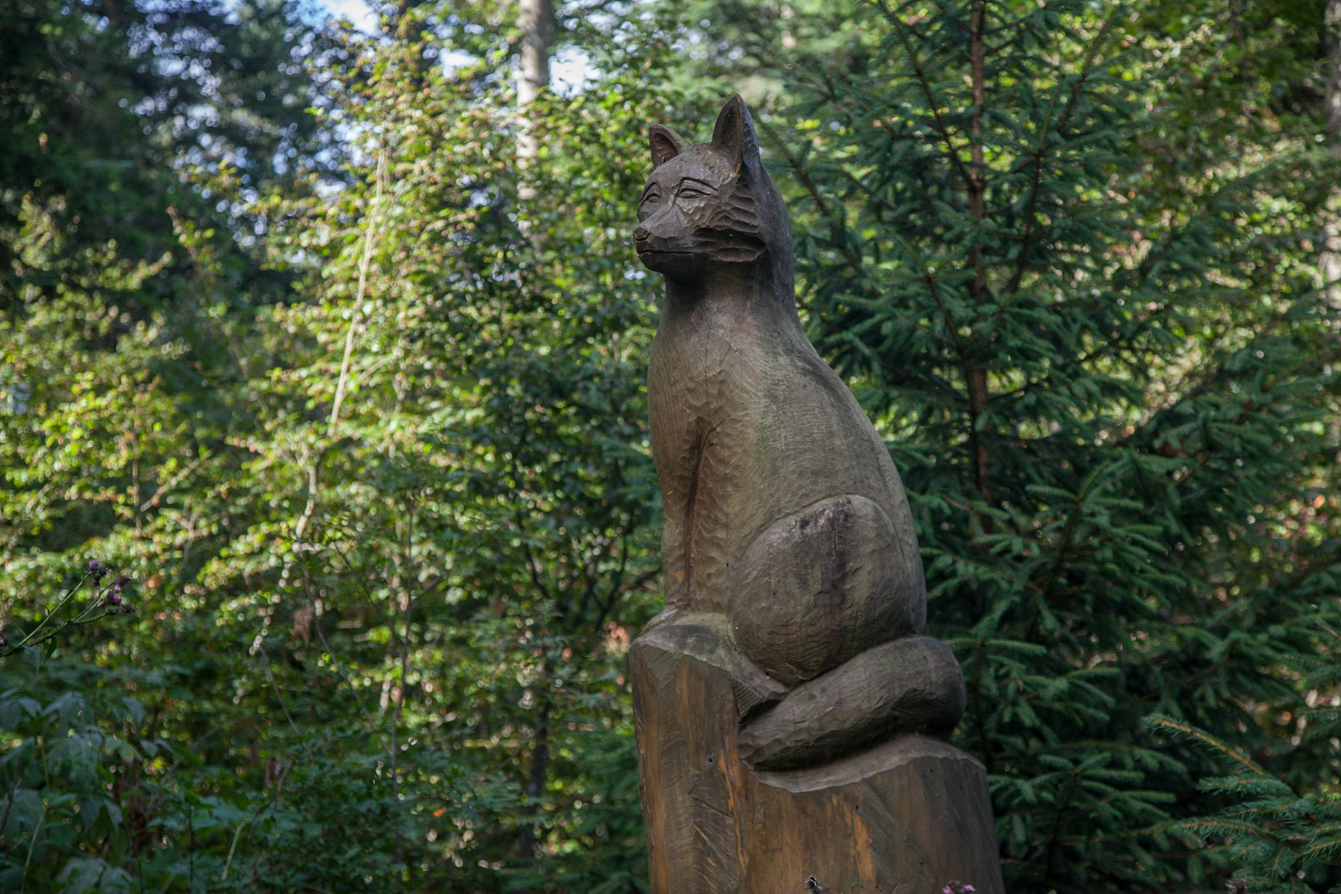 Sentier des statues