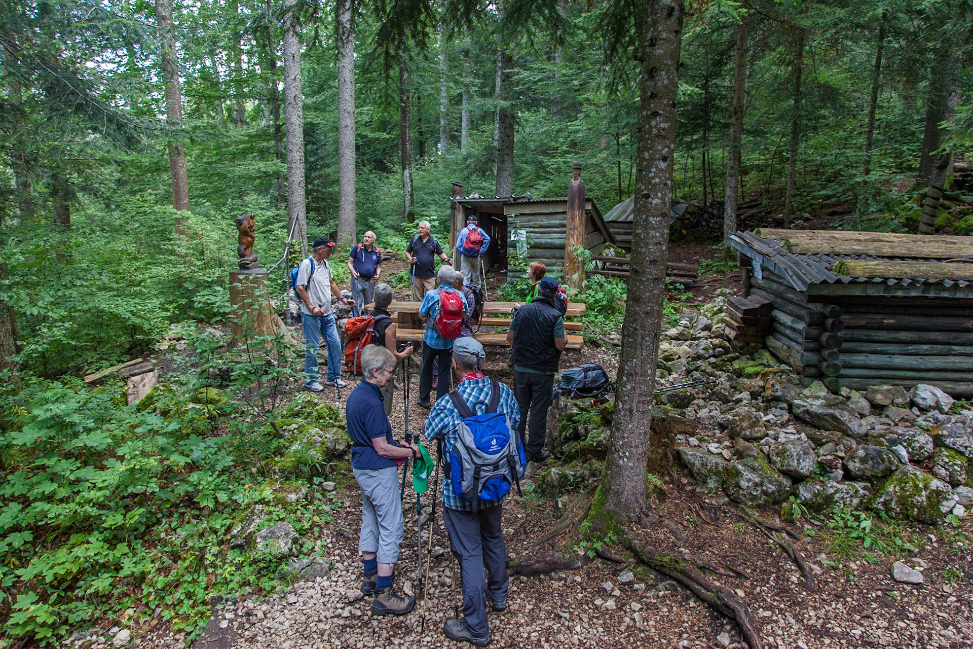 Sentier des statues