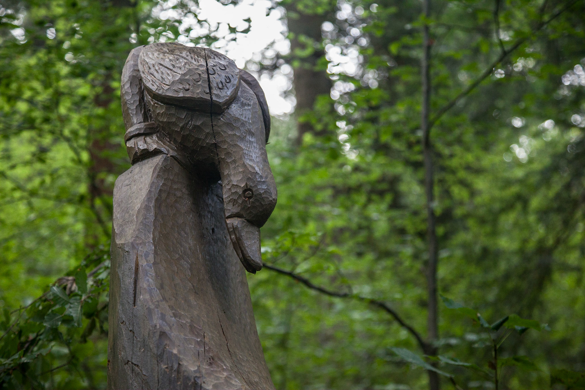 Sentier des statues