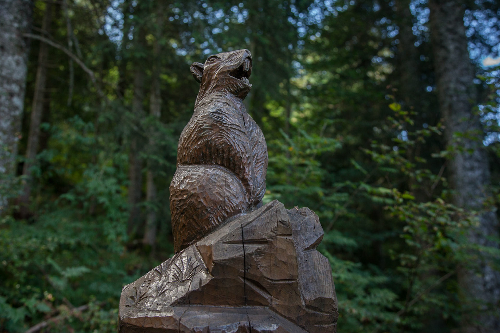 Sentier des statues