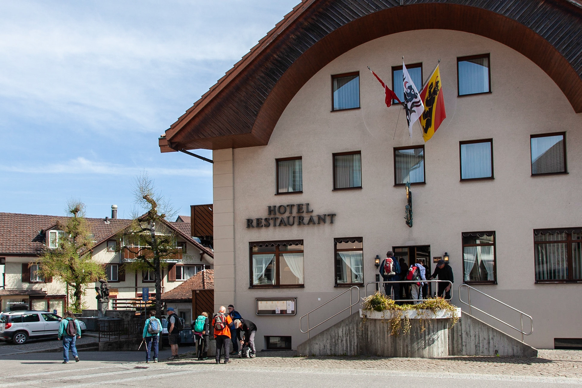 Schwarzenburg, départ de la course