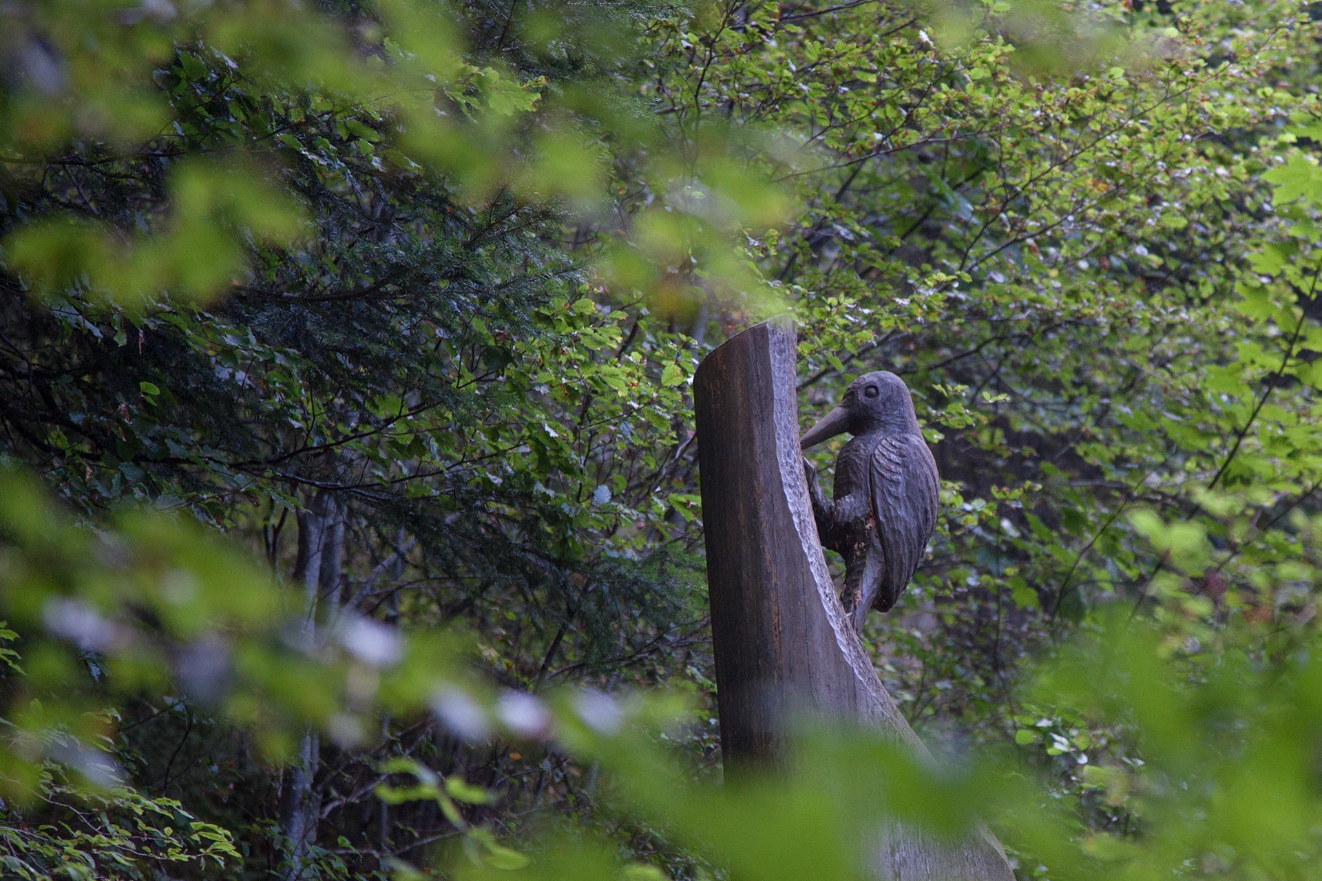 Sentier des statues