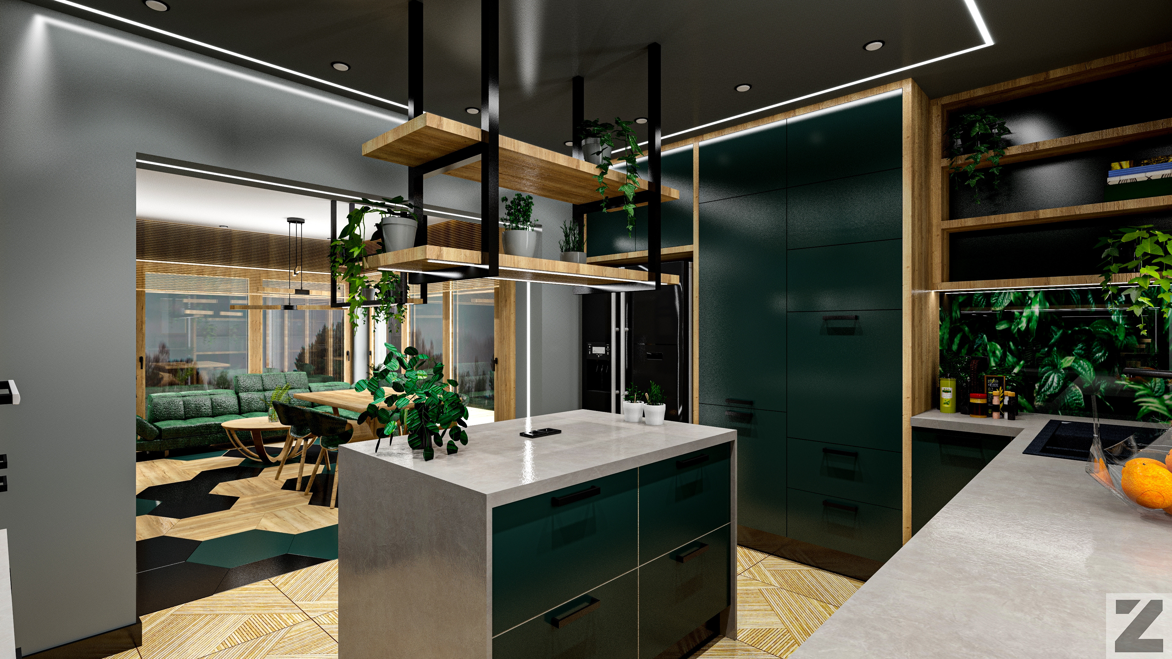Kamil Żarnoch - Modern x Nature | 55m2 house / groundfloor