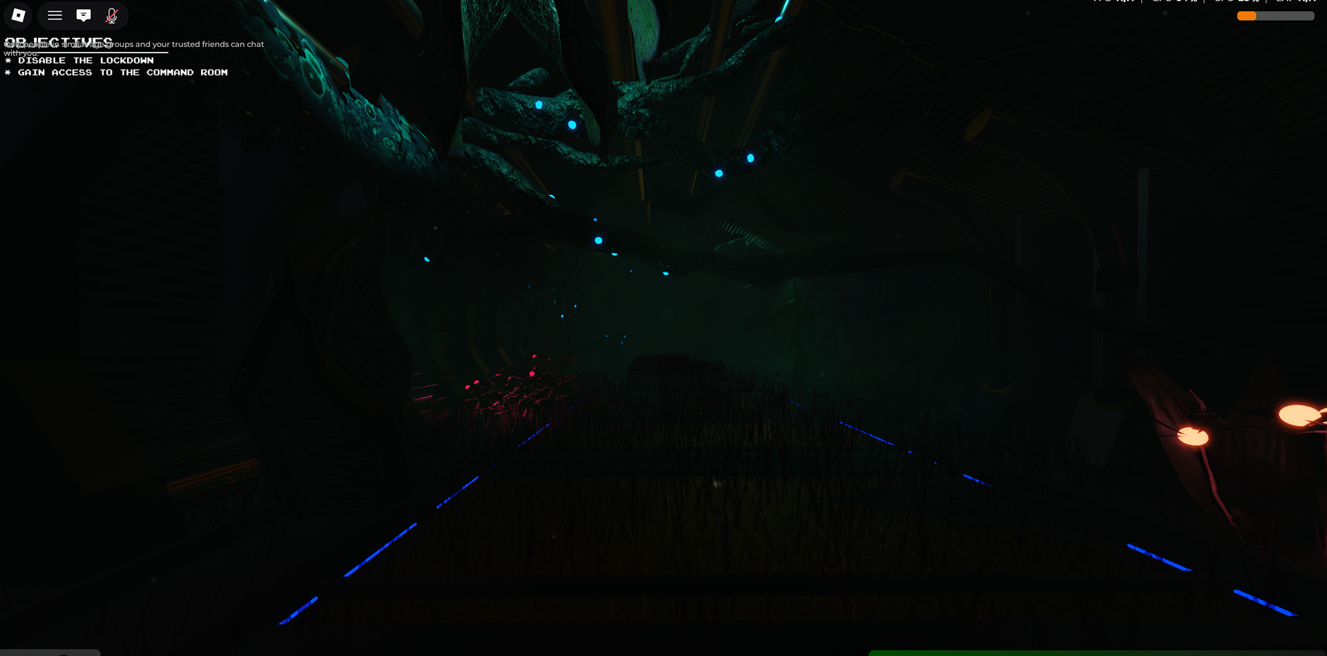 Alien infested hallway
