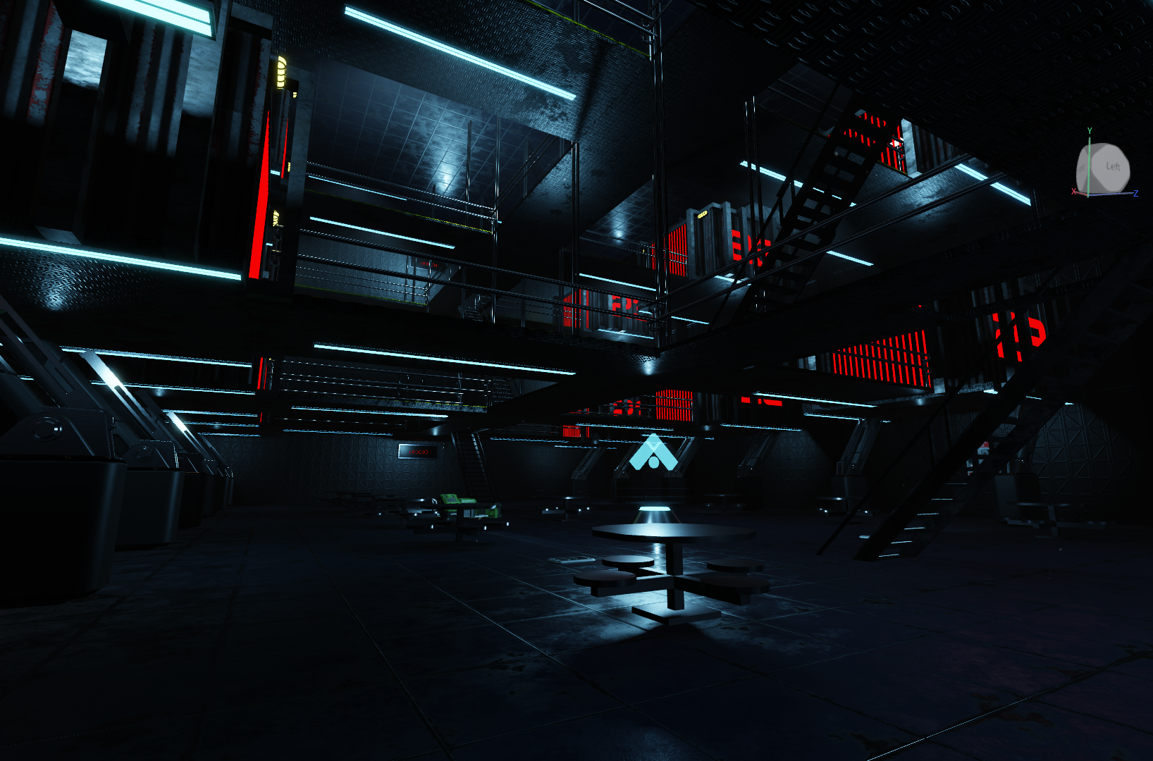 The station's prison