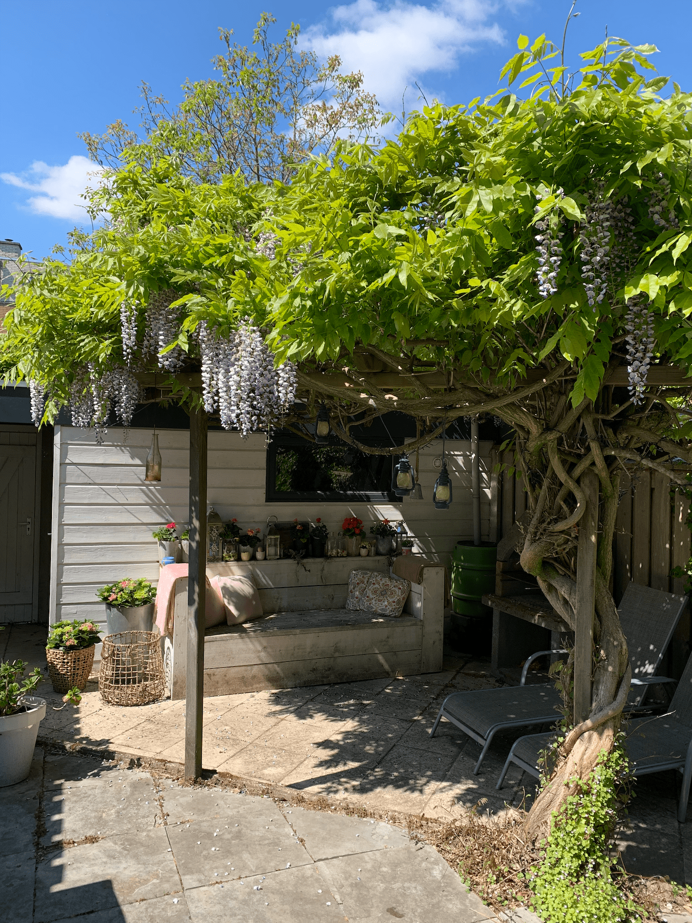 binnen tuin