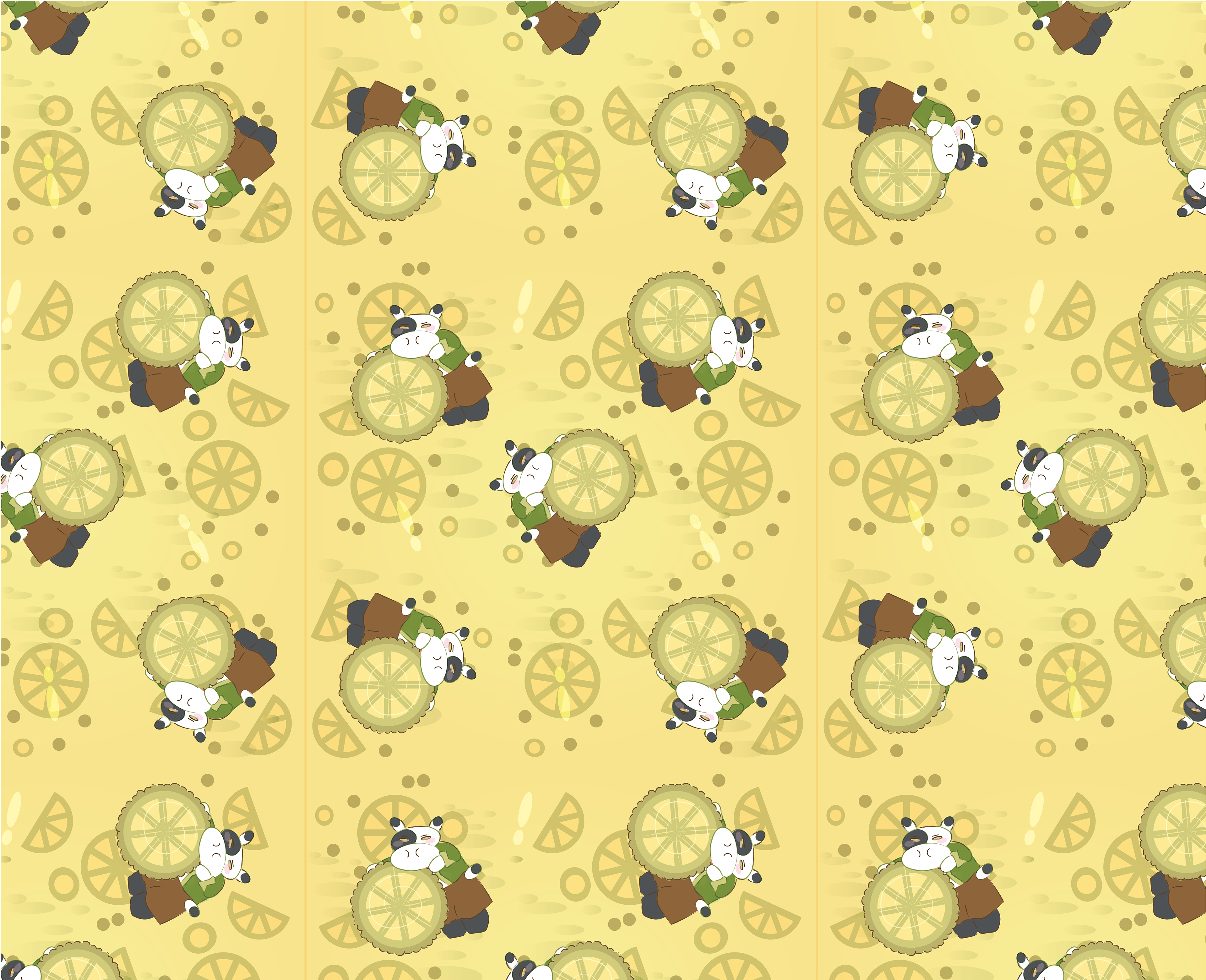 Licensing collection bergamot pattern