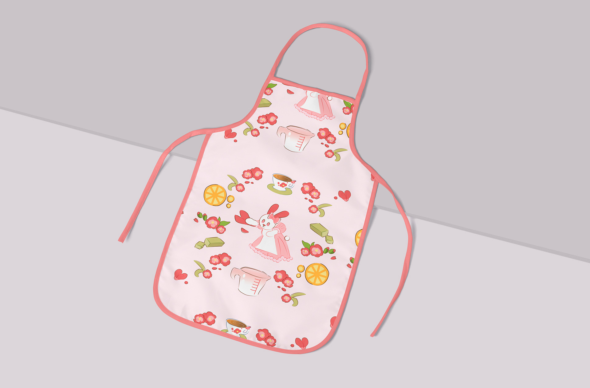 Licensing collection rose apron