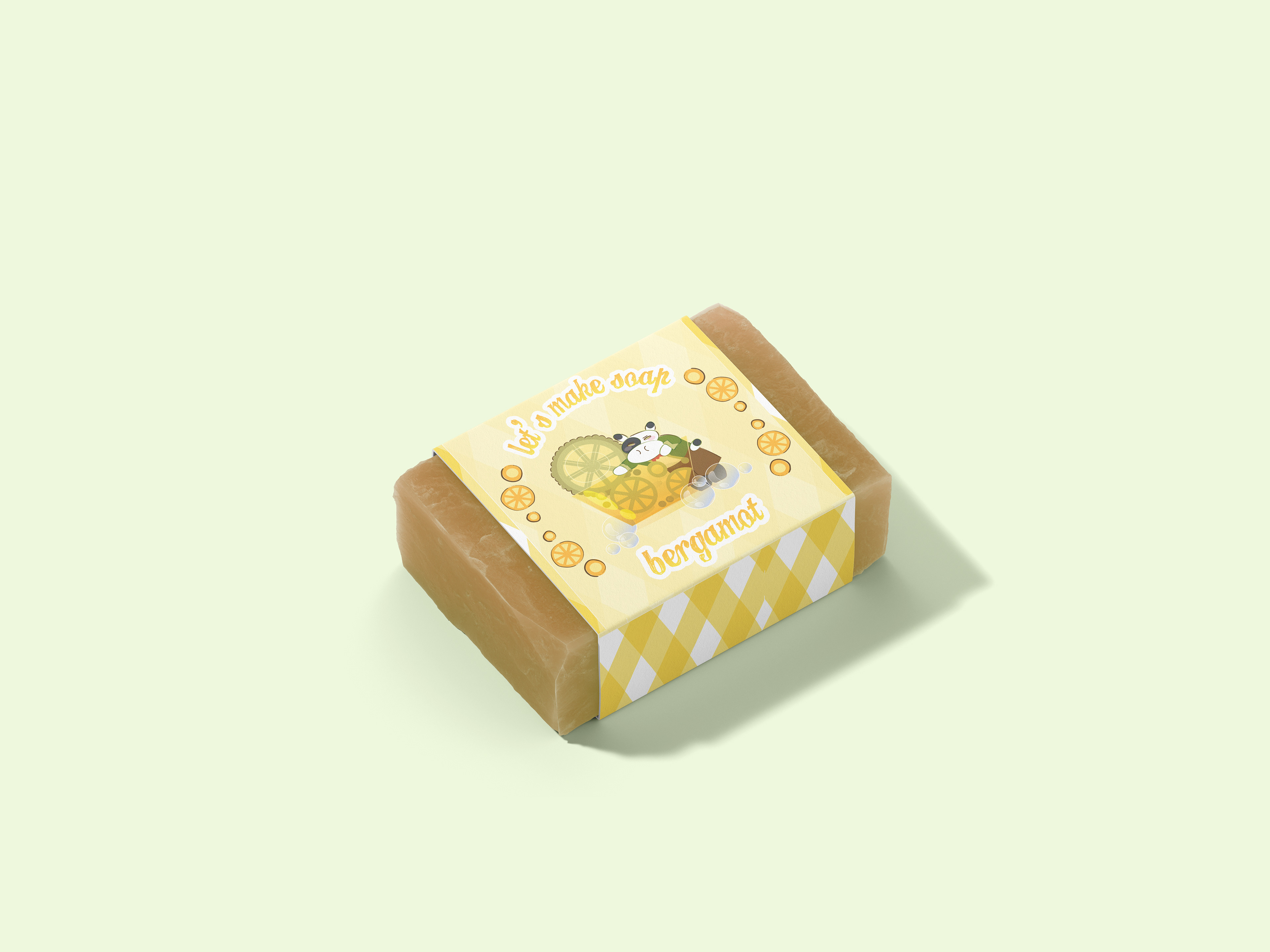 Licensing collection bergamot soap mockup