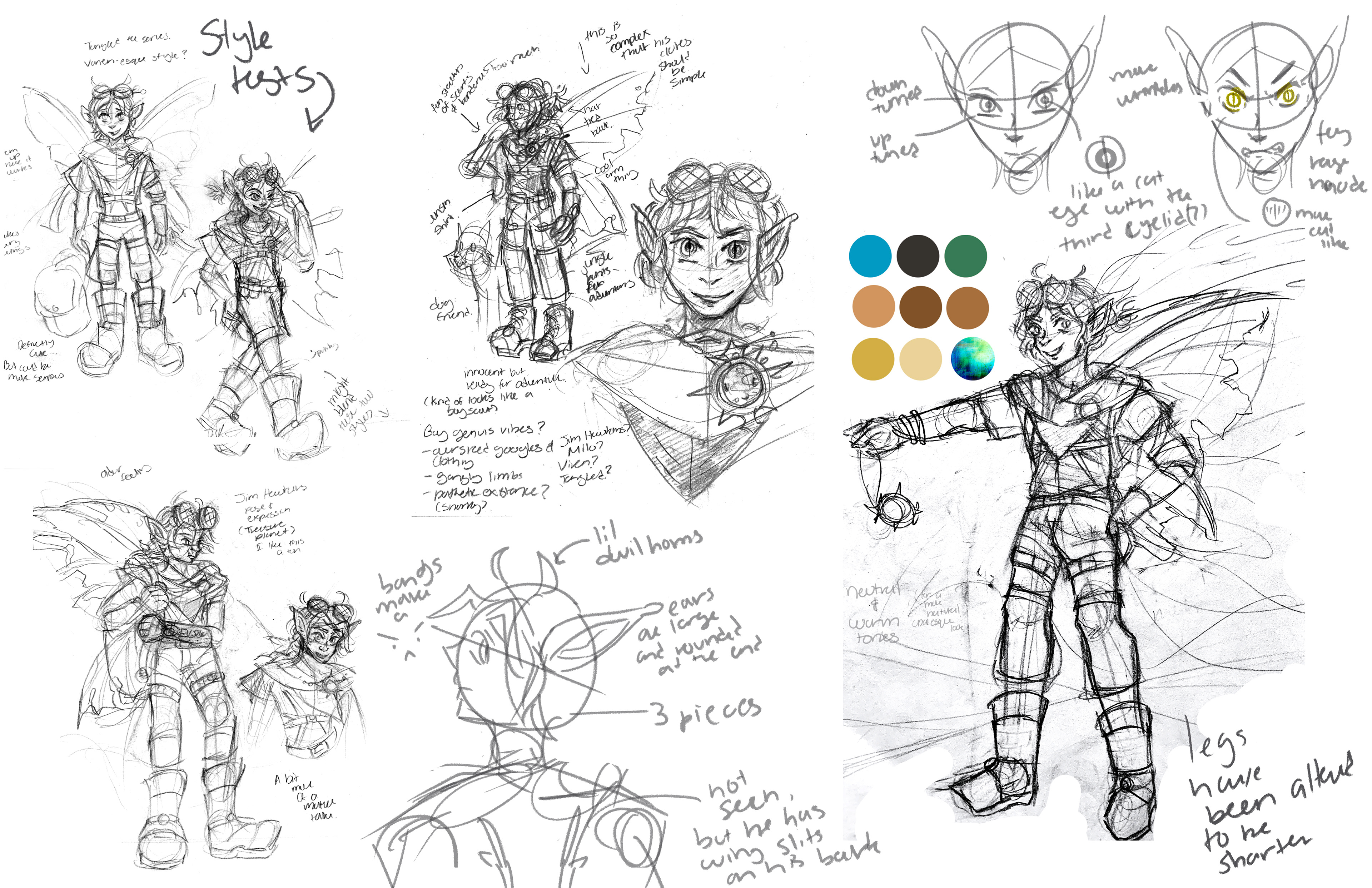 Days gone by: character concepting