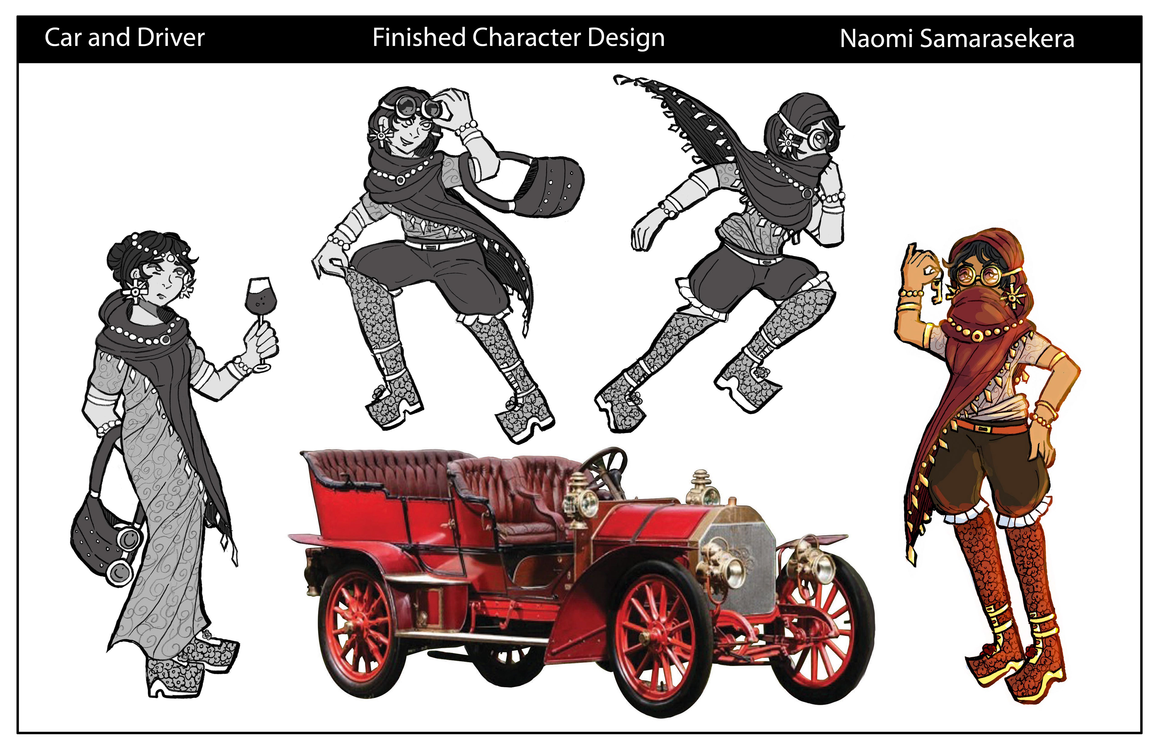 Car and driver