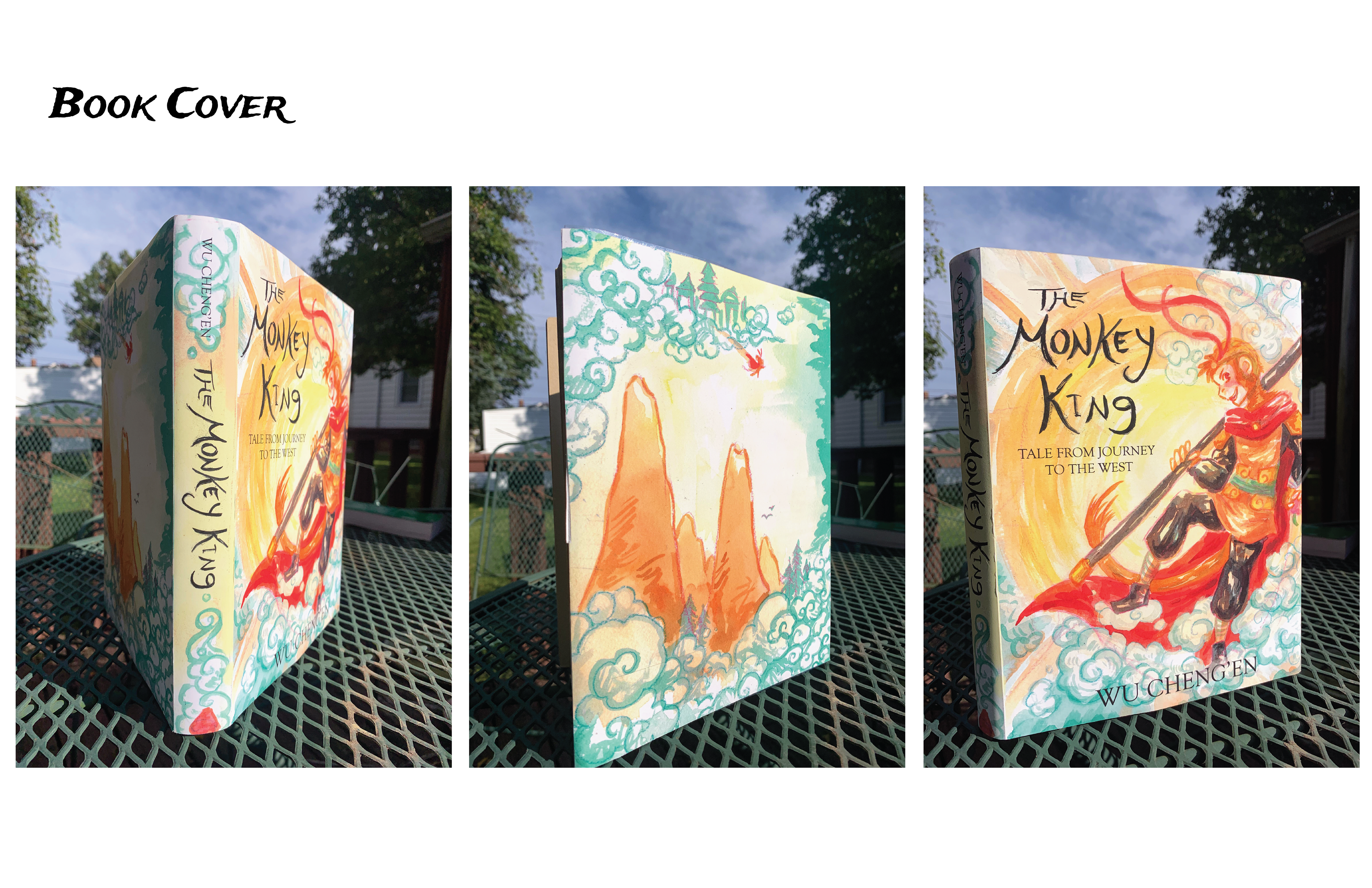 Monkey King: Book cover mockup