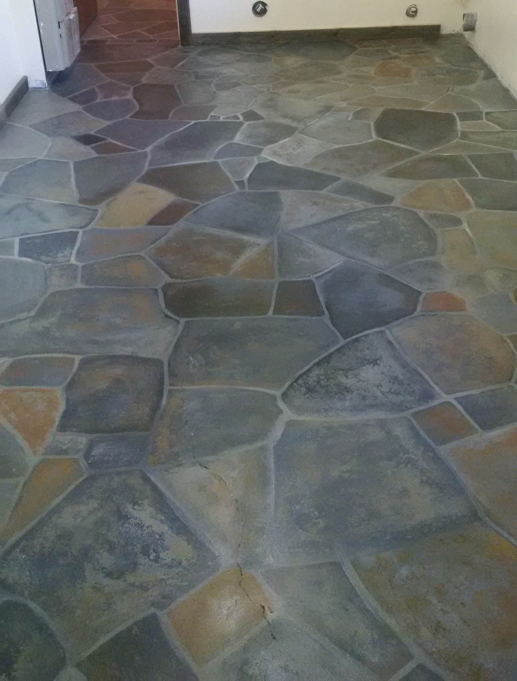 Faux Finish Stone Floor