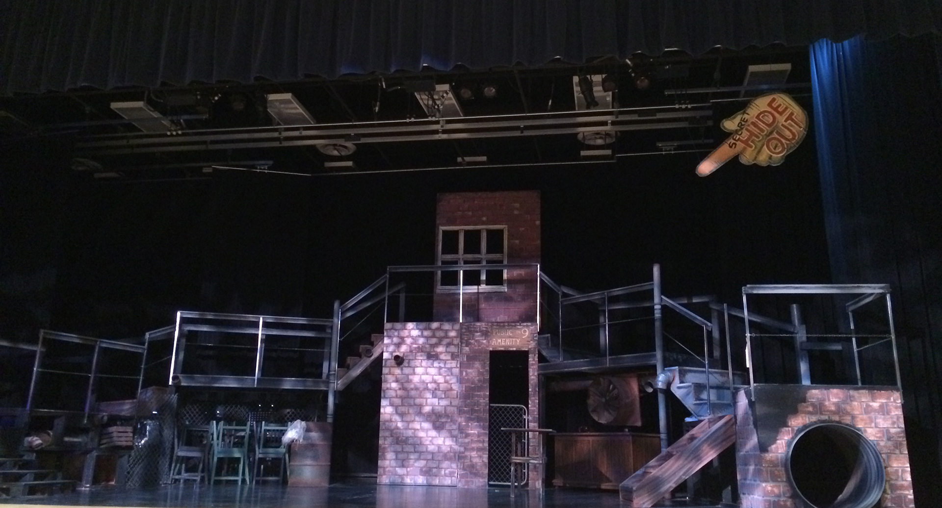 Set Design/Painting/Props-Urinetown