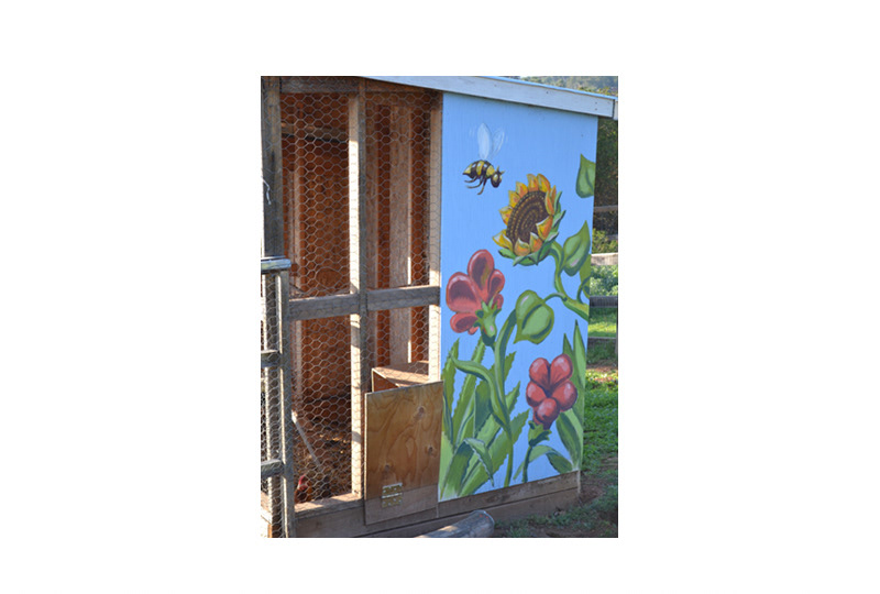 Chicken Coop Mural