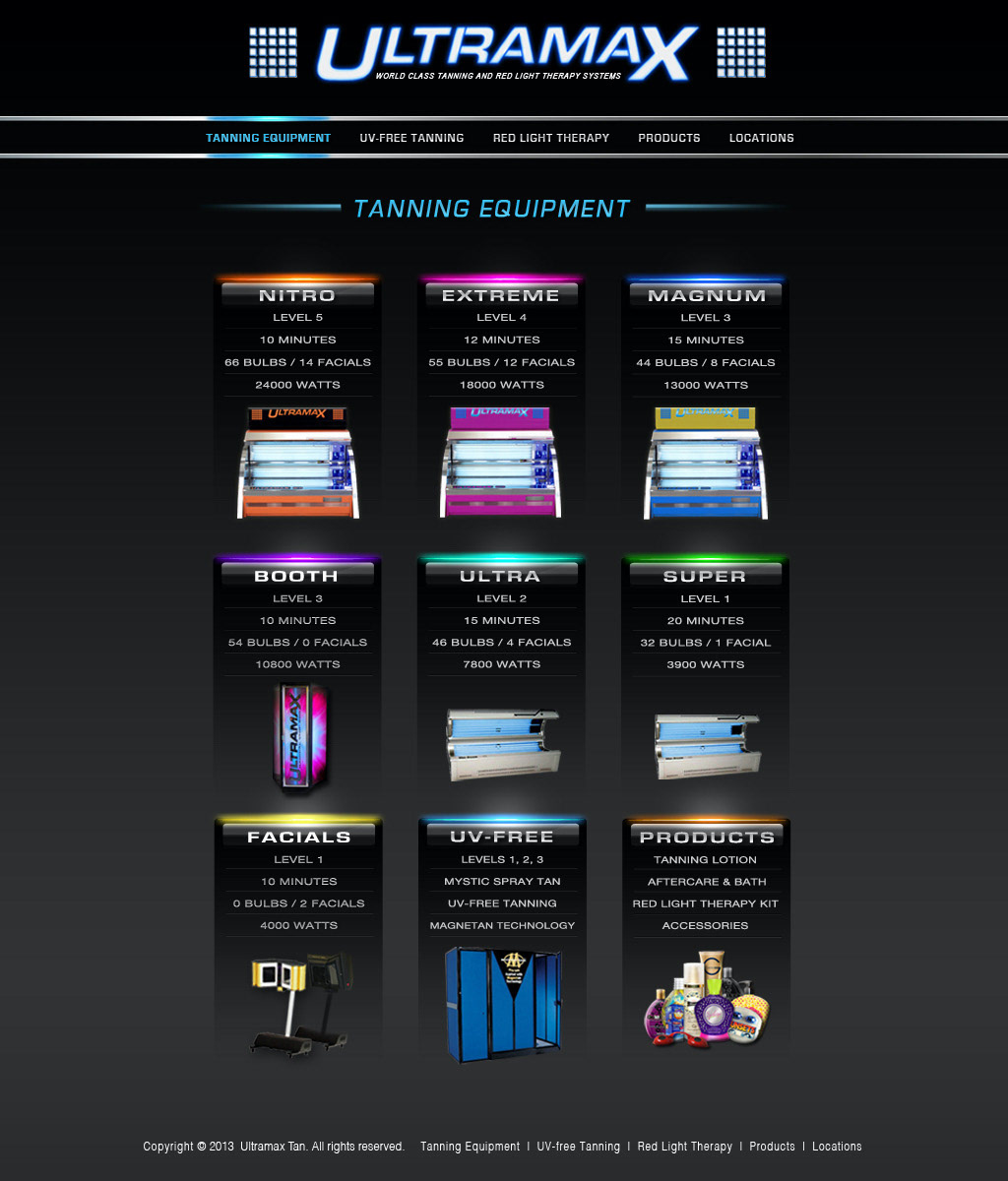 Ultramax - Website Re-Design