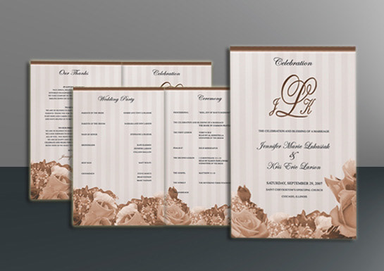 Wedding Program