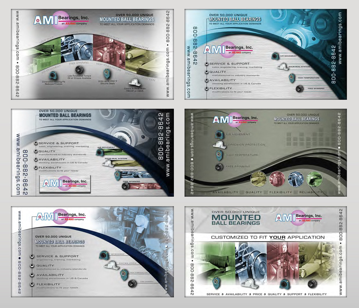 AMI Bearings, Inc. - Portal & Landing Page Design