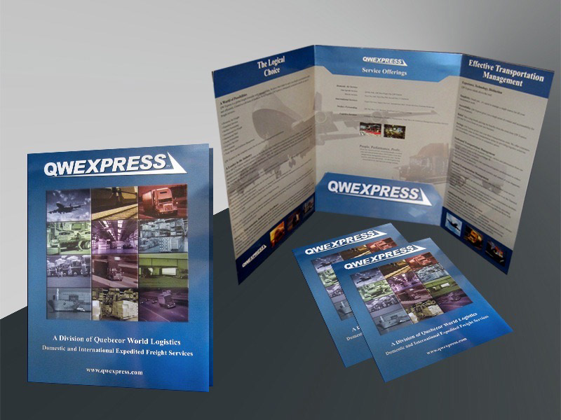 QWE Express - Folder Design