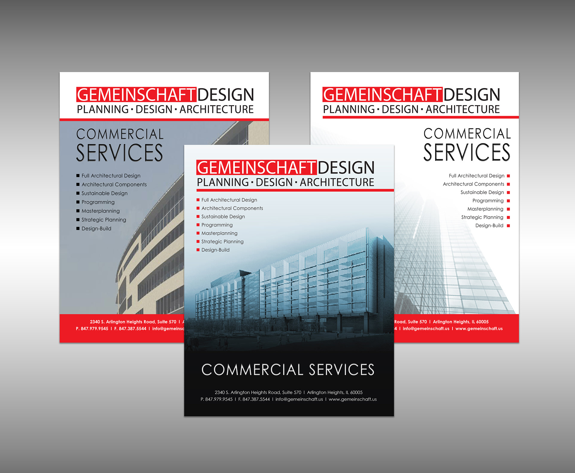 Gemeinschaft Design - Service Brochure
