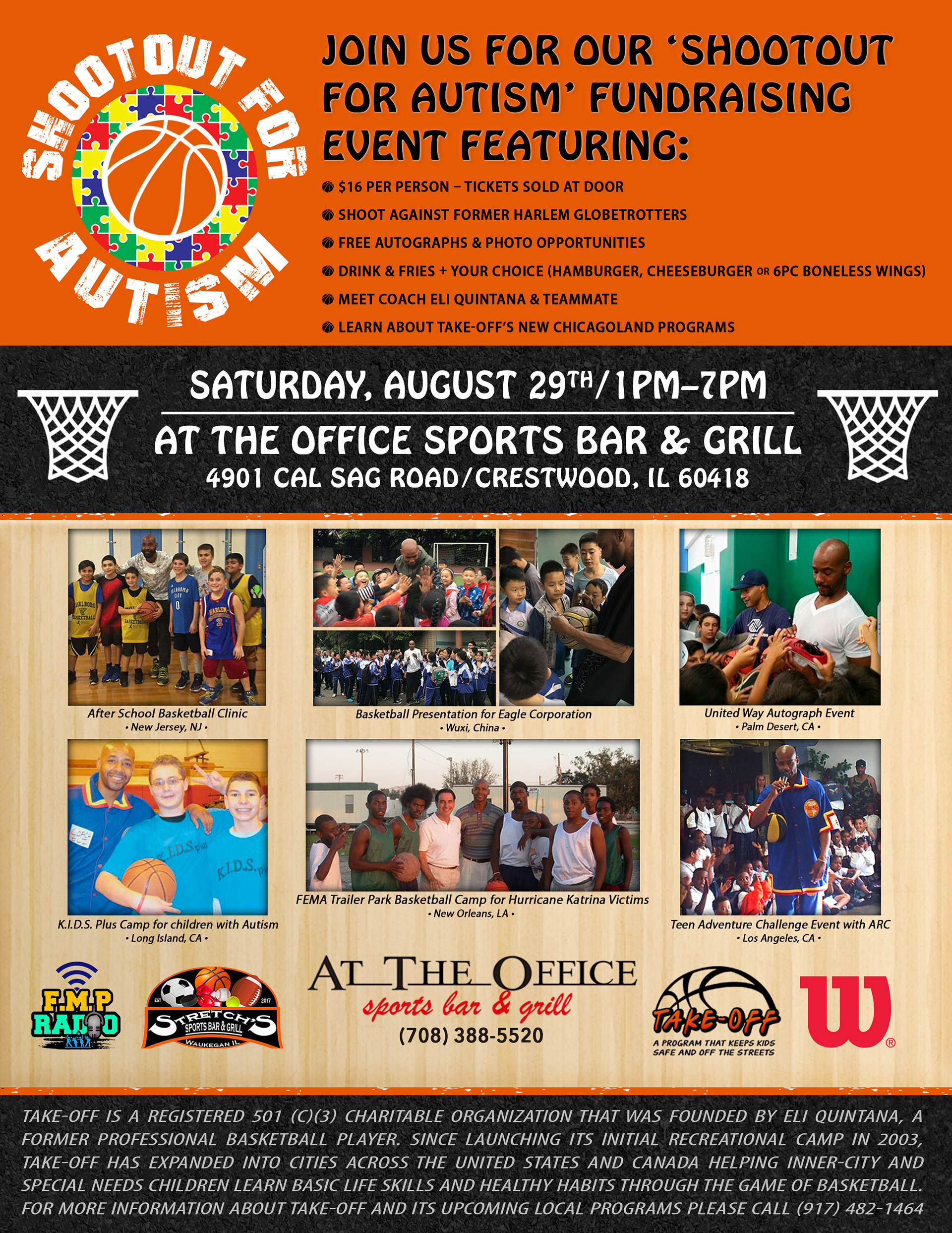 Shootout for Autism Fundraiser - Poster