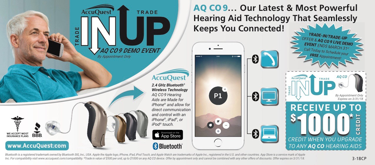 AccuQuest Hearing Centers - Monthly Buckslip