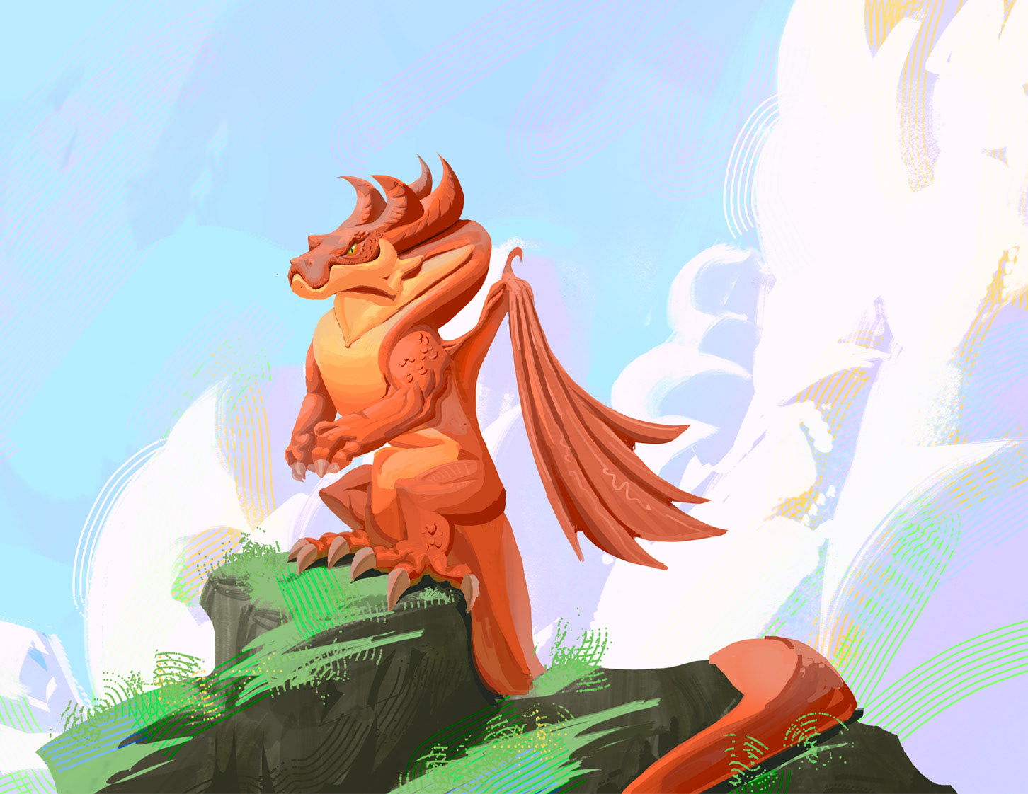 Personal Project. Created using Procreate . Time | 4 hours