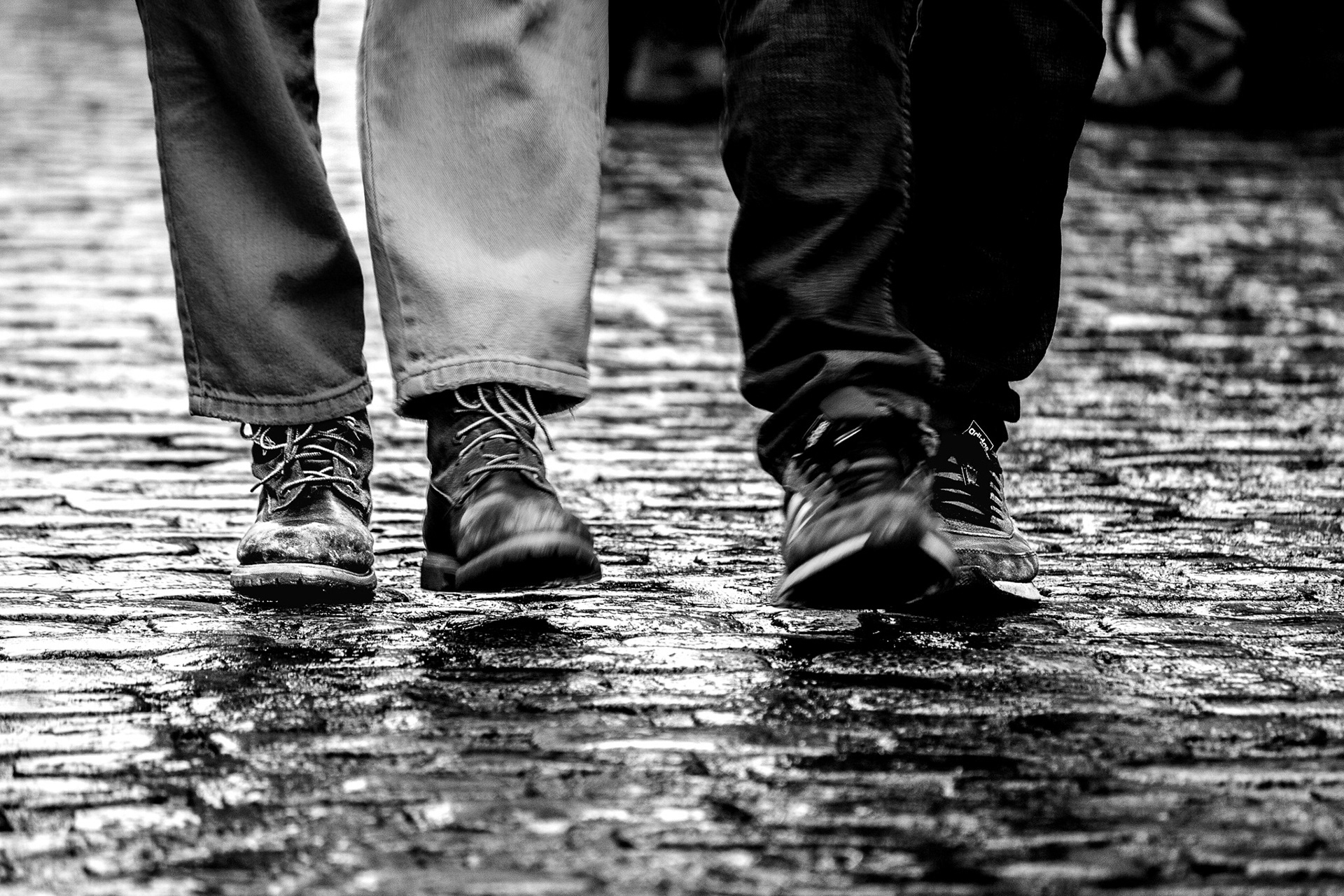 Marchons sous la pluie