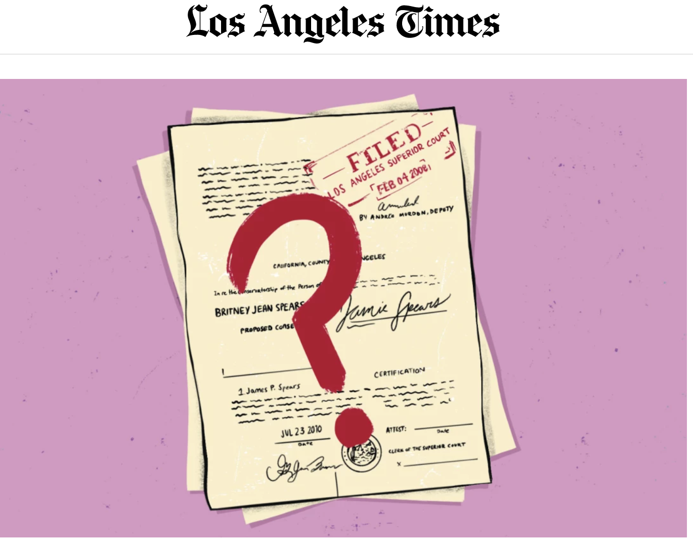 "Saving Britney Spears" for the LA Times