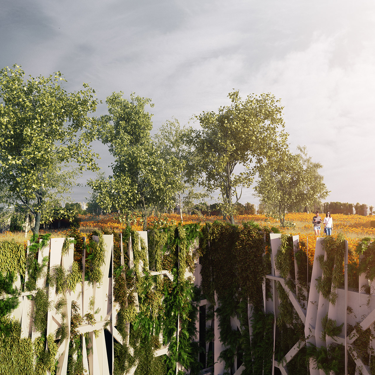 2051 | LE JARDIN SUSPENDU DE L'HUMANIS CARDO