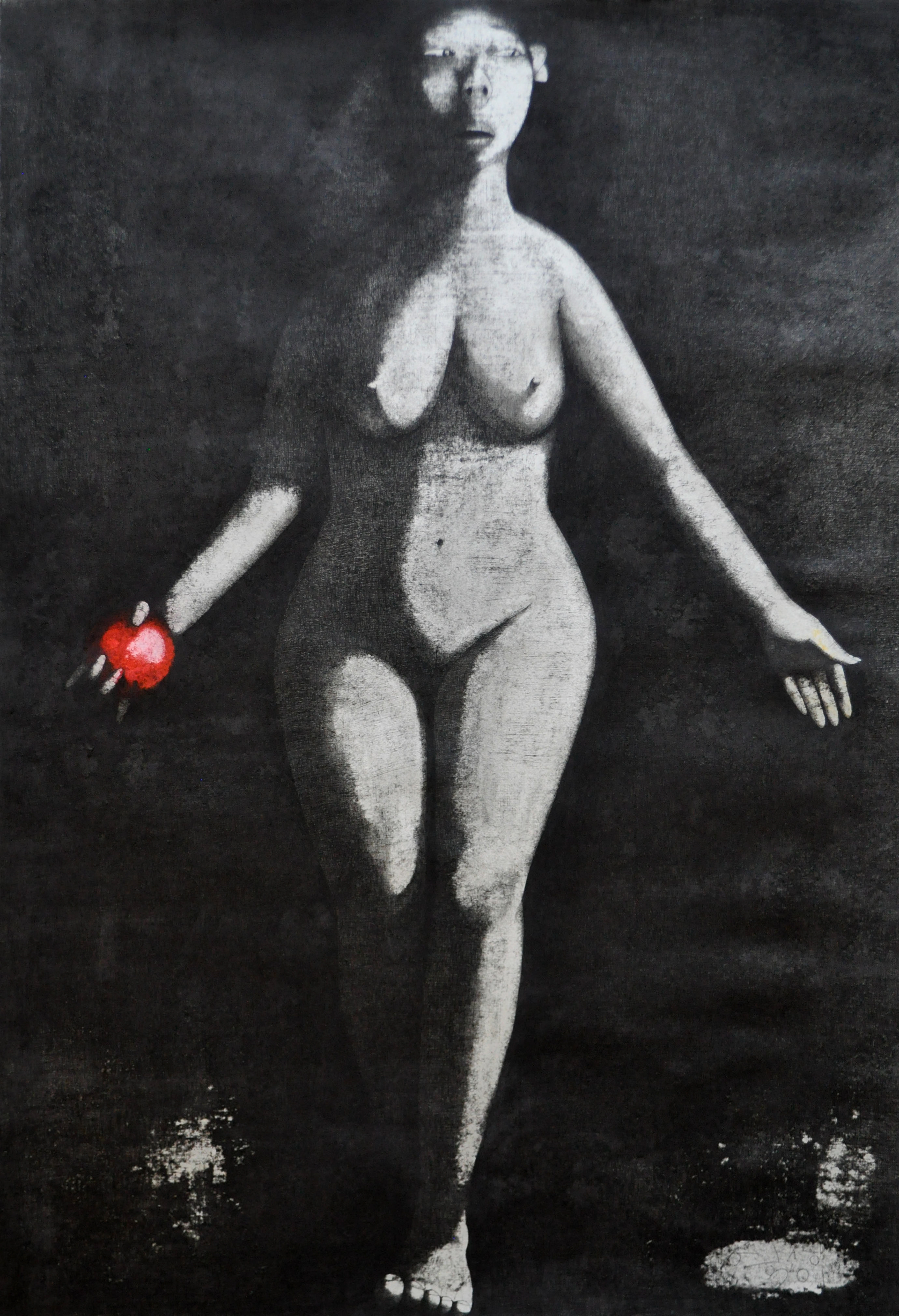 Eve 1, Pen on the Paper, 76×106cm, 2020, Shin, Young Seong