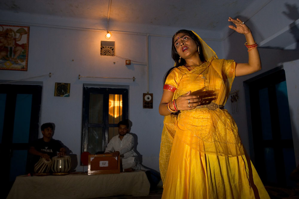 Dancer in Varanasi, India