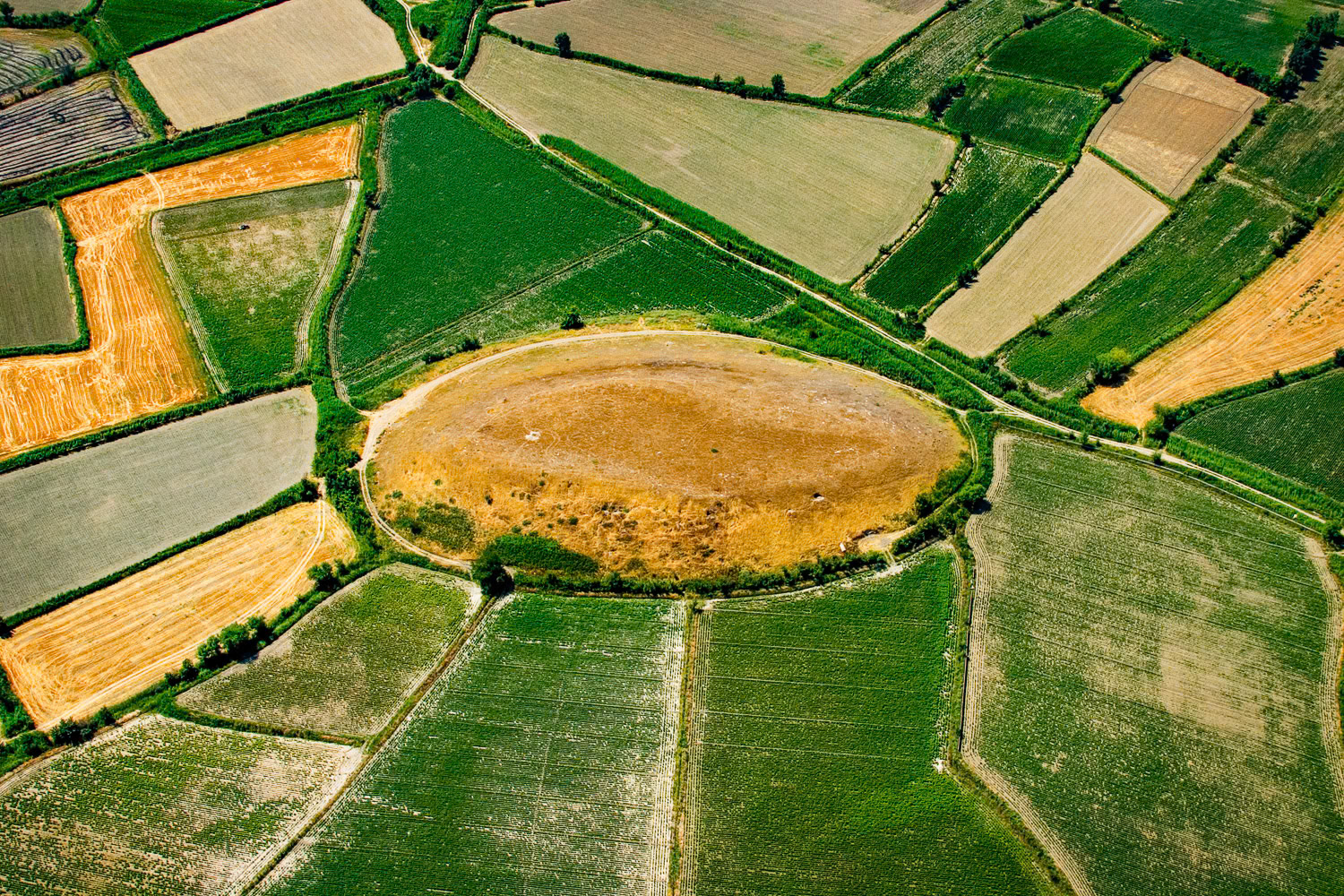 "Sarayköy II" from "Mound-Silent Villages" solo exhibition at PG Art Gallery