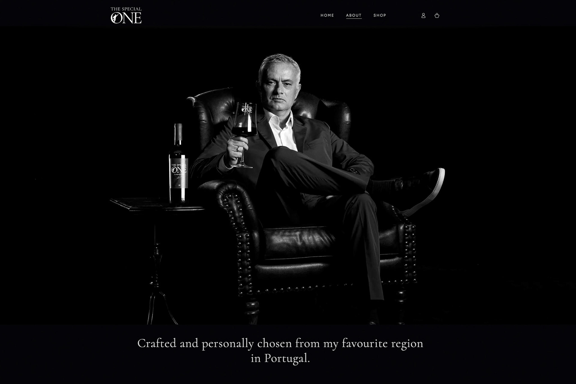 José Mourinho for The Special One Wine/RCKT Co