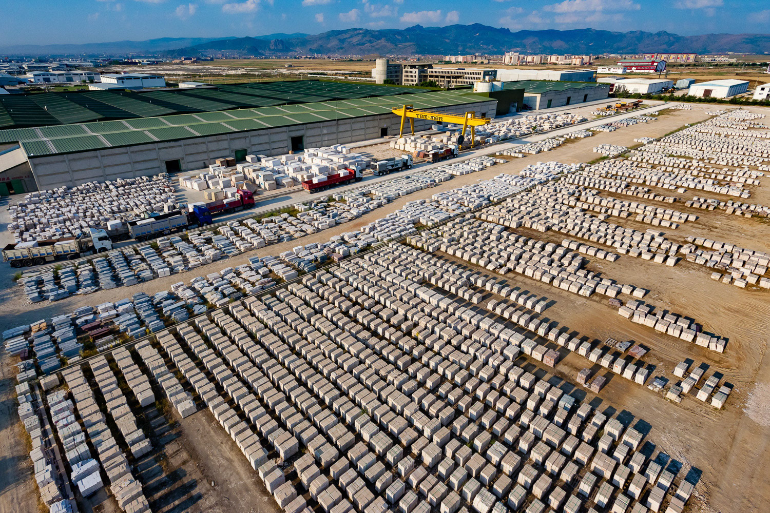 Temmer Marble Factory aerial